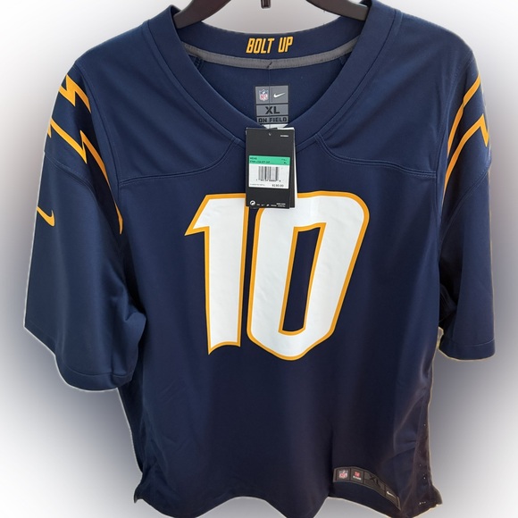 NIKE Men's Justin Herbert Navy Chargers Alternate Game Jersey XL NWT